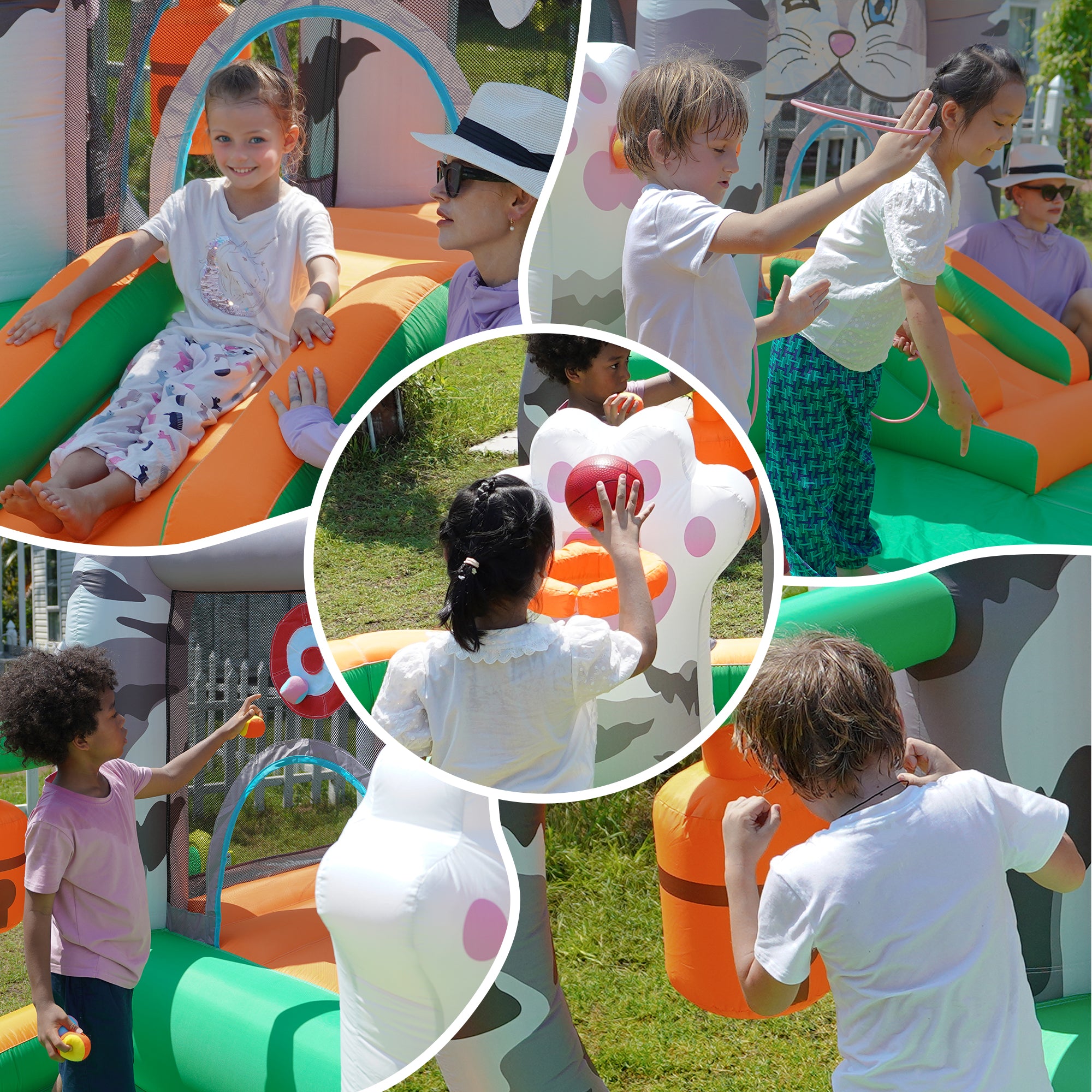 InflateFly Kitty Bounce House