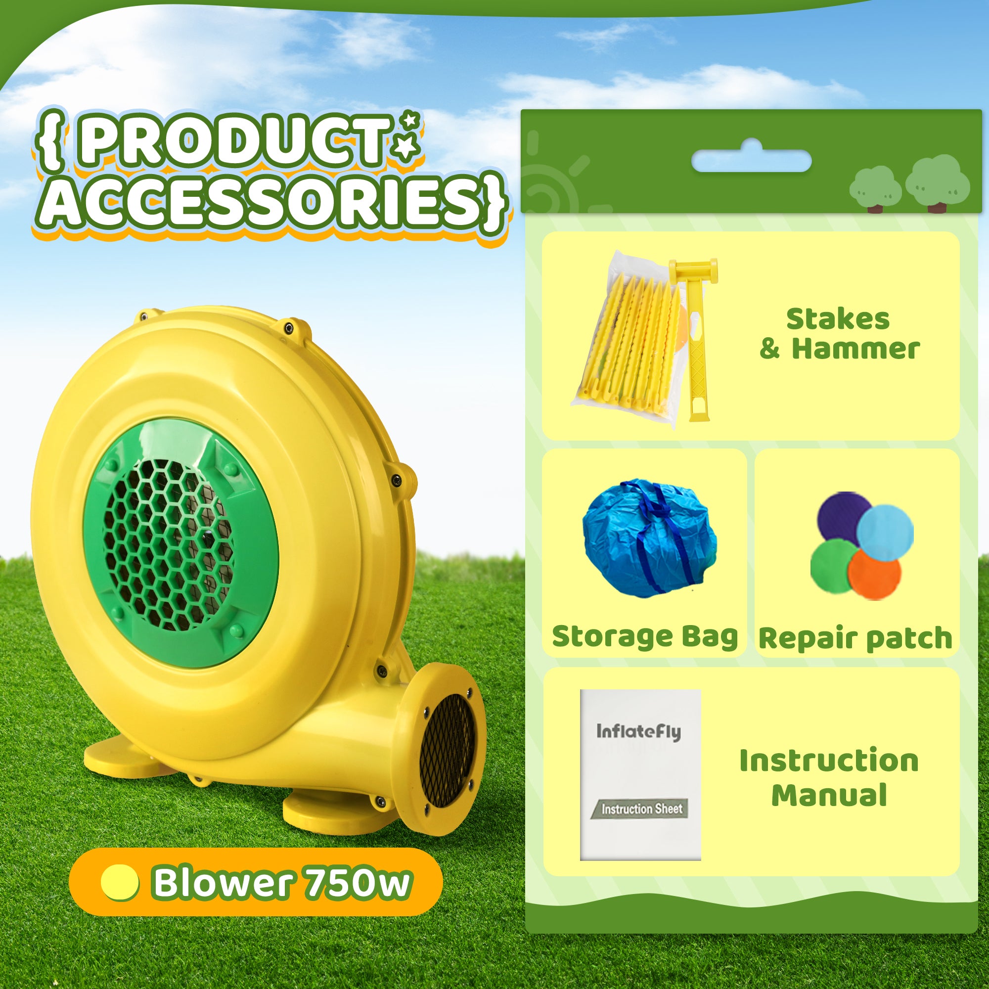 InflateFly Obstacle Bouncy Castle