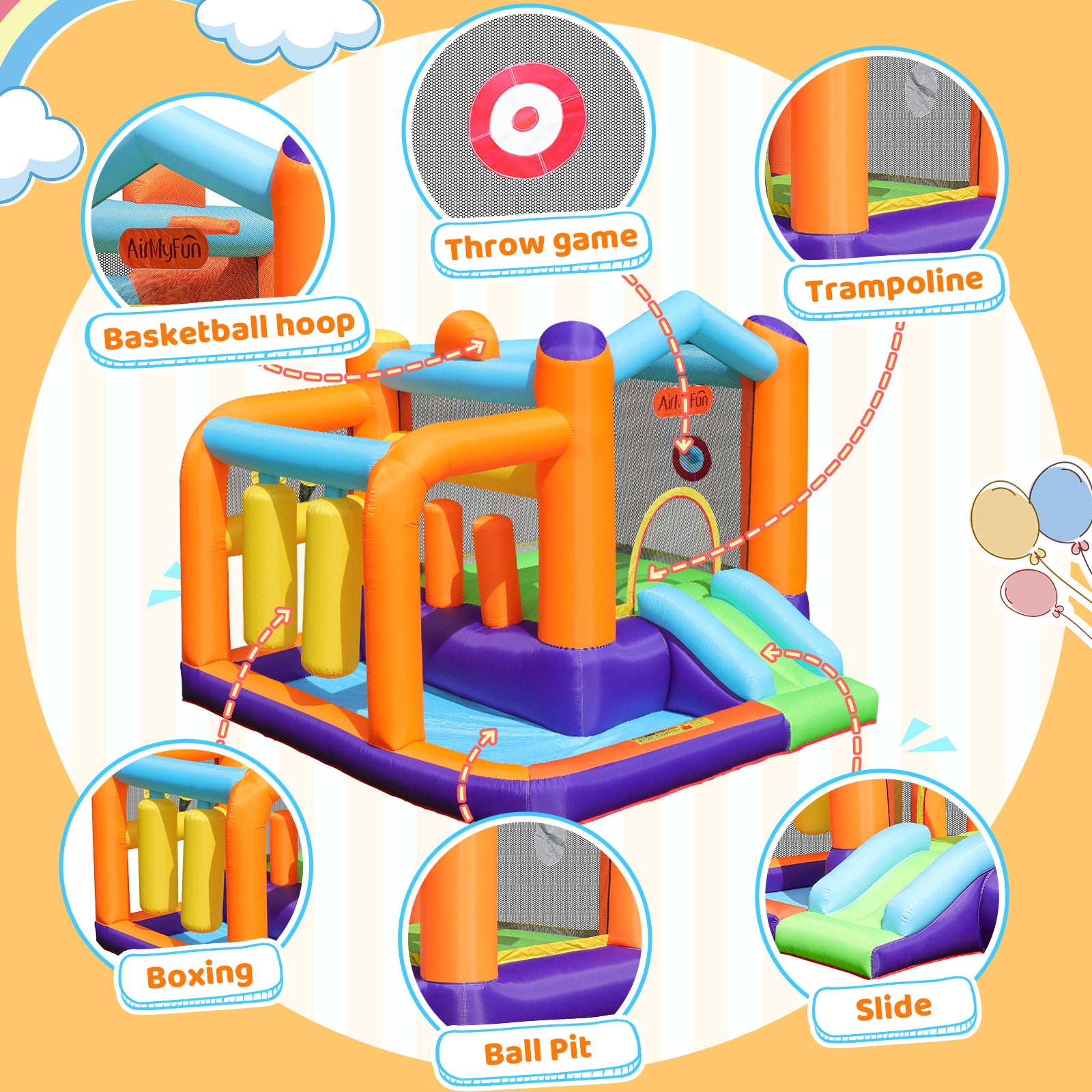 Obstacle Bounce Castle