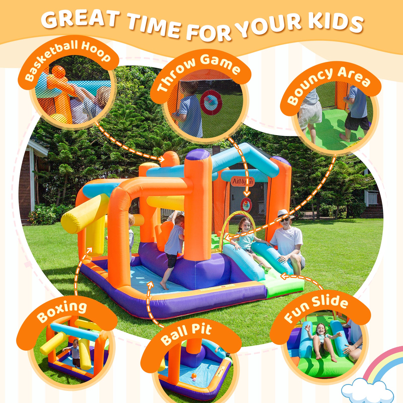 Obstacle Bounce Castle