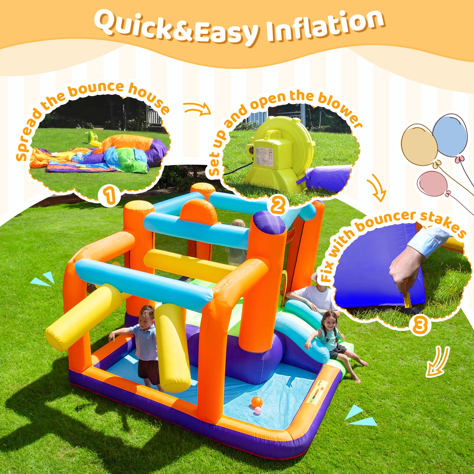 Obstacle Bounce Castle