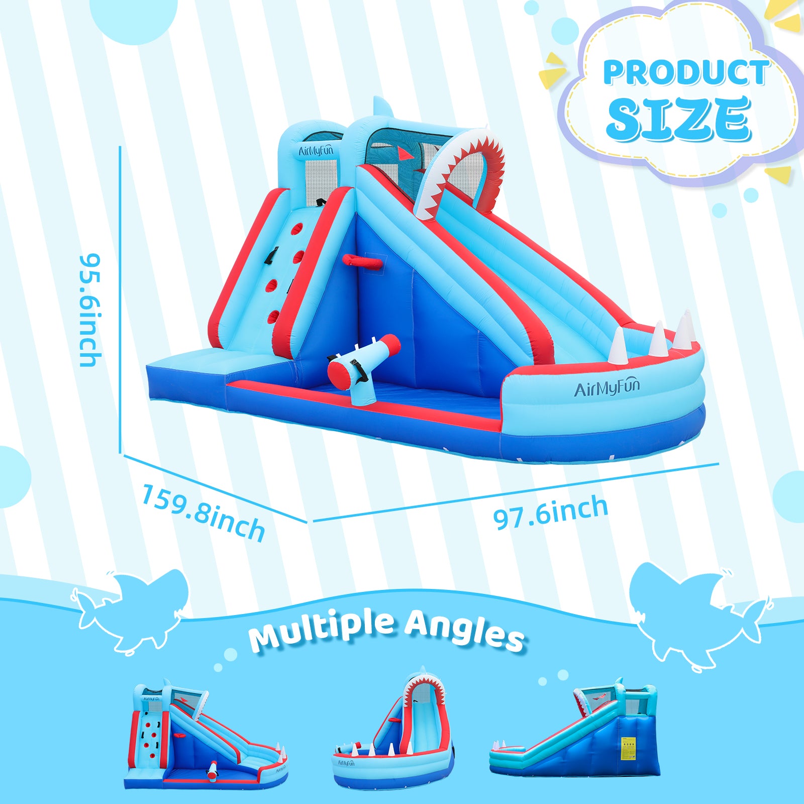 Shark Theme Water Slide