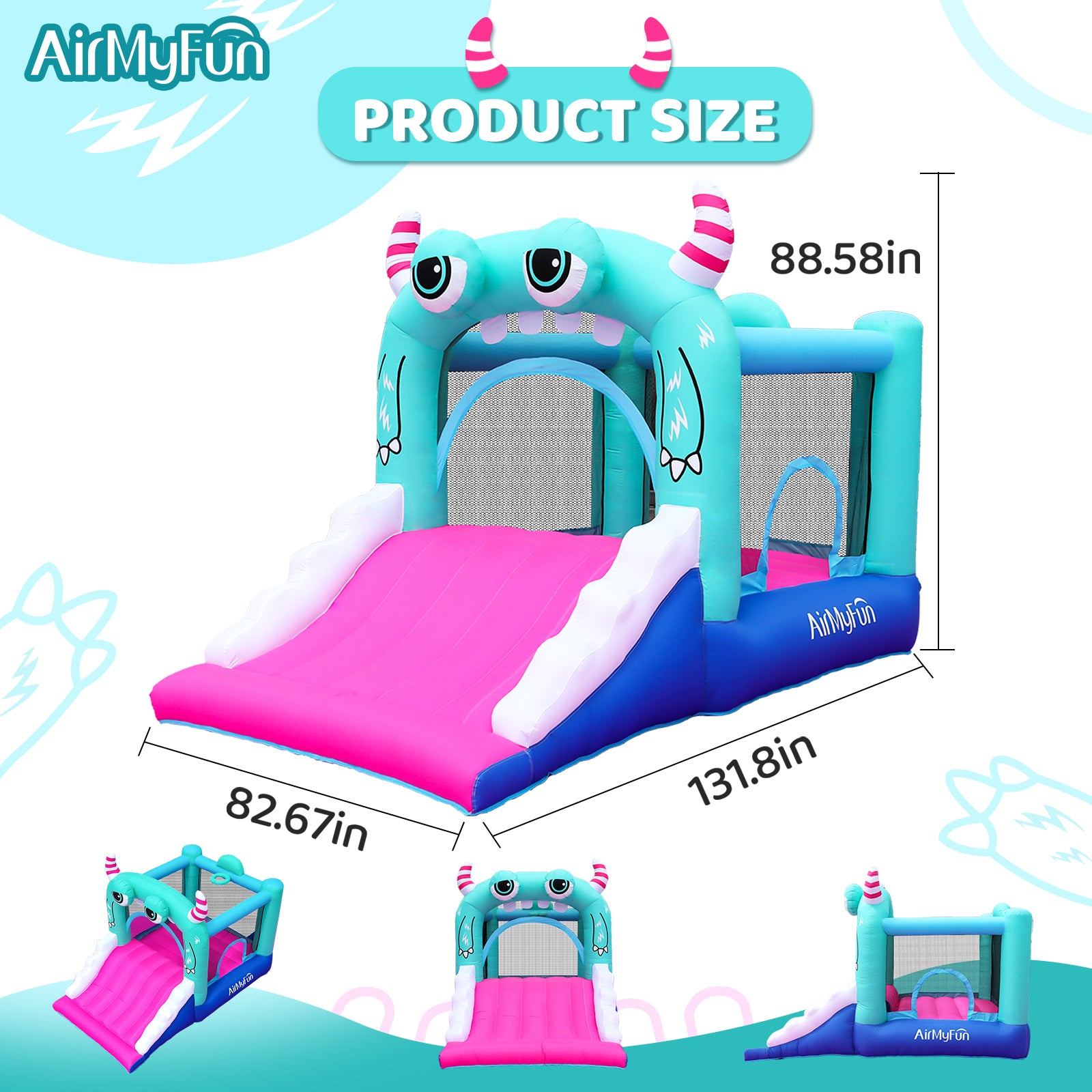 Little Monsters Theme Bouncer
