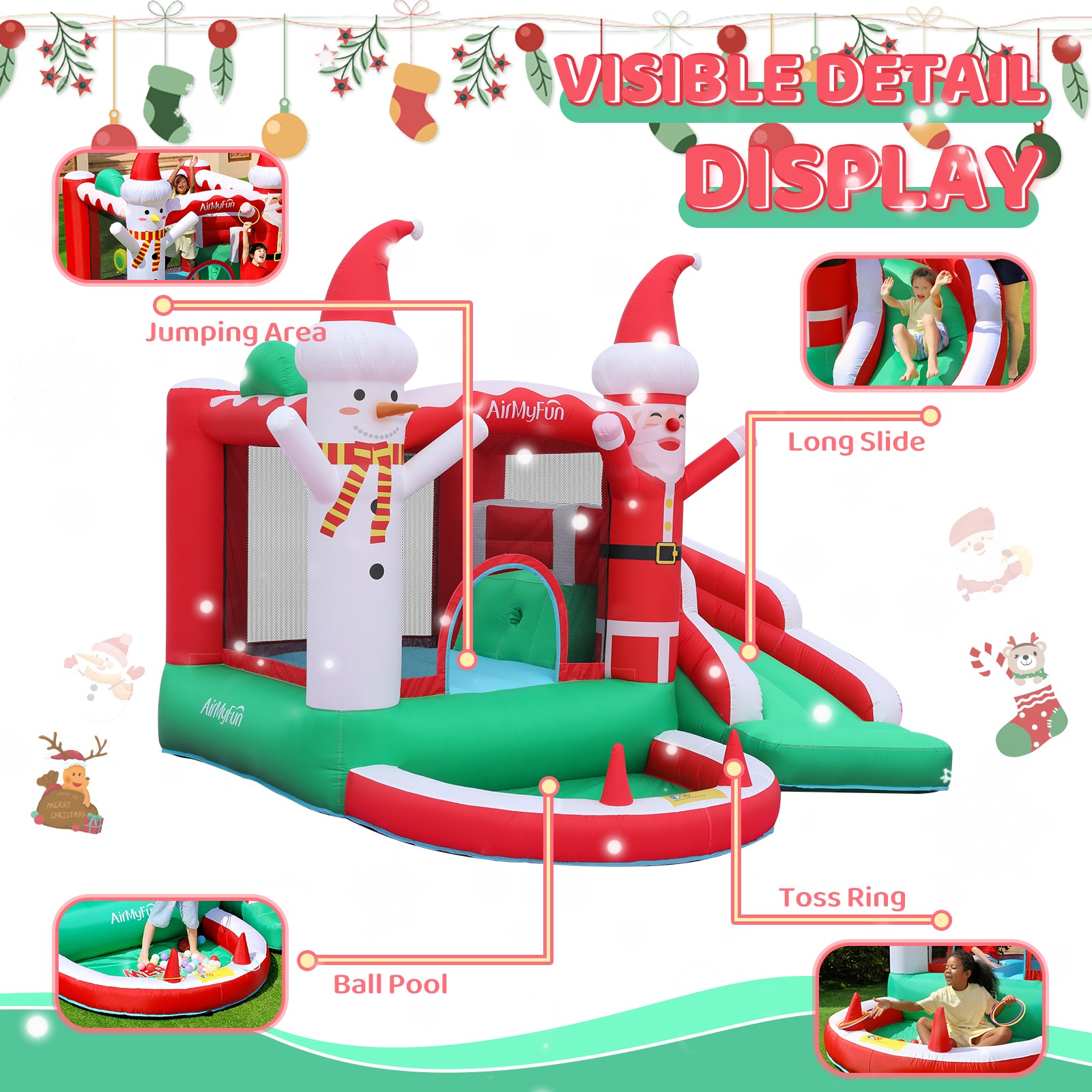 Christmas Theme Bounce House