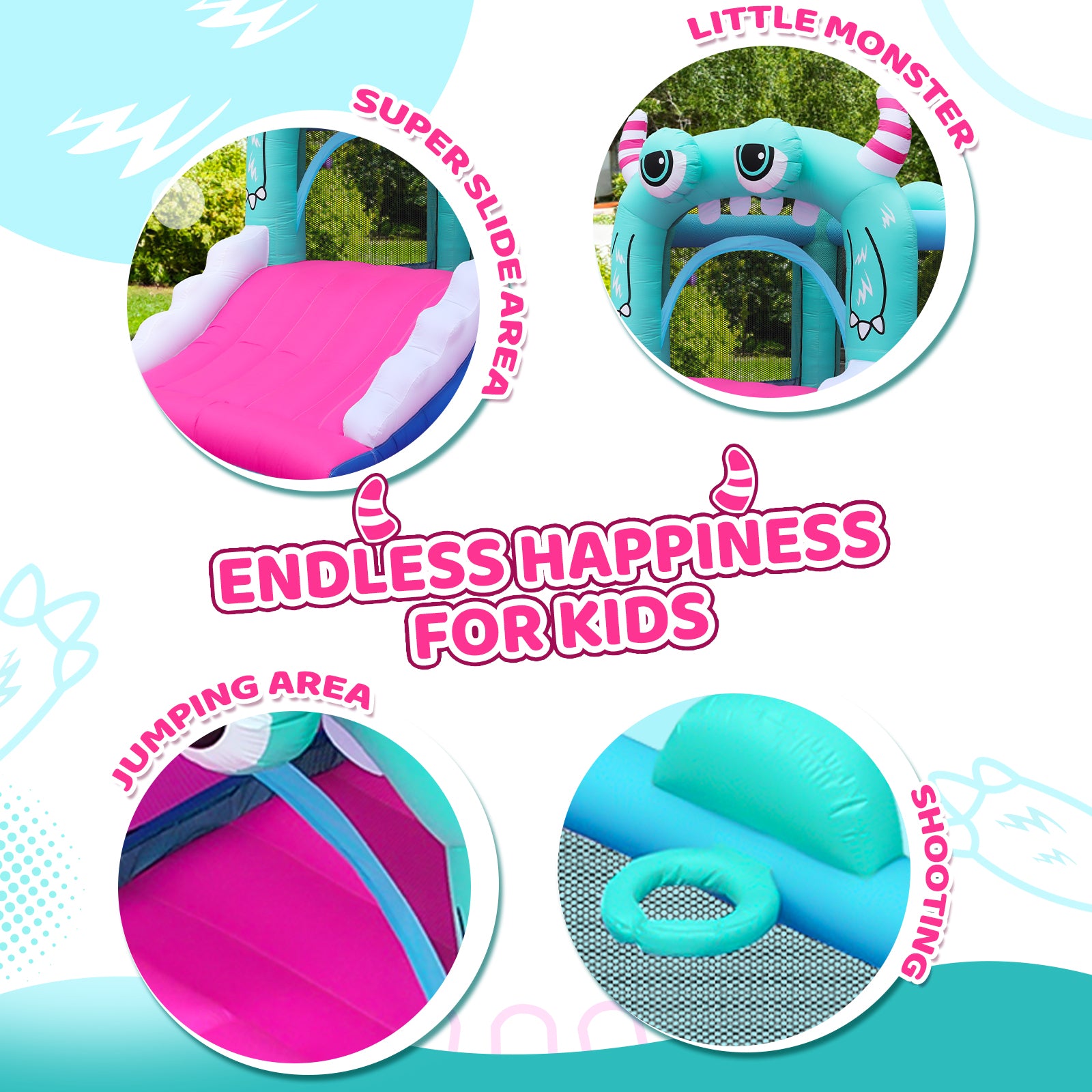 Little Monsters Theme Bouncer