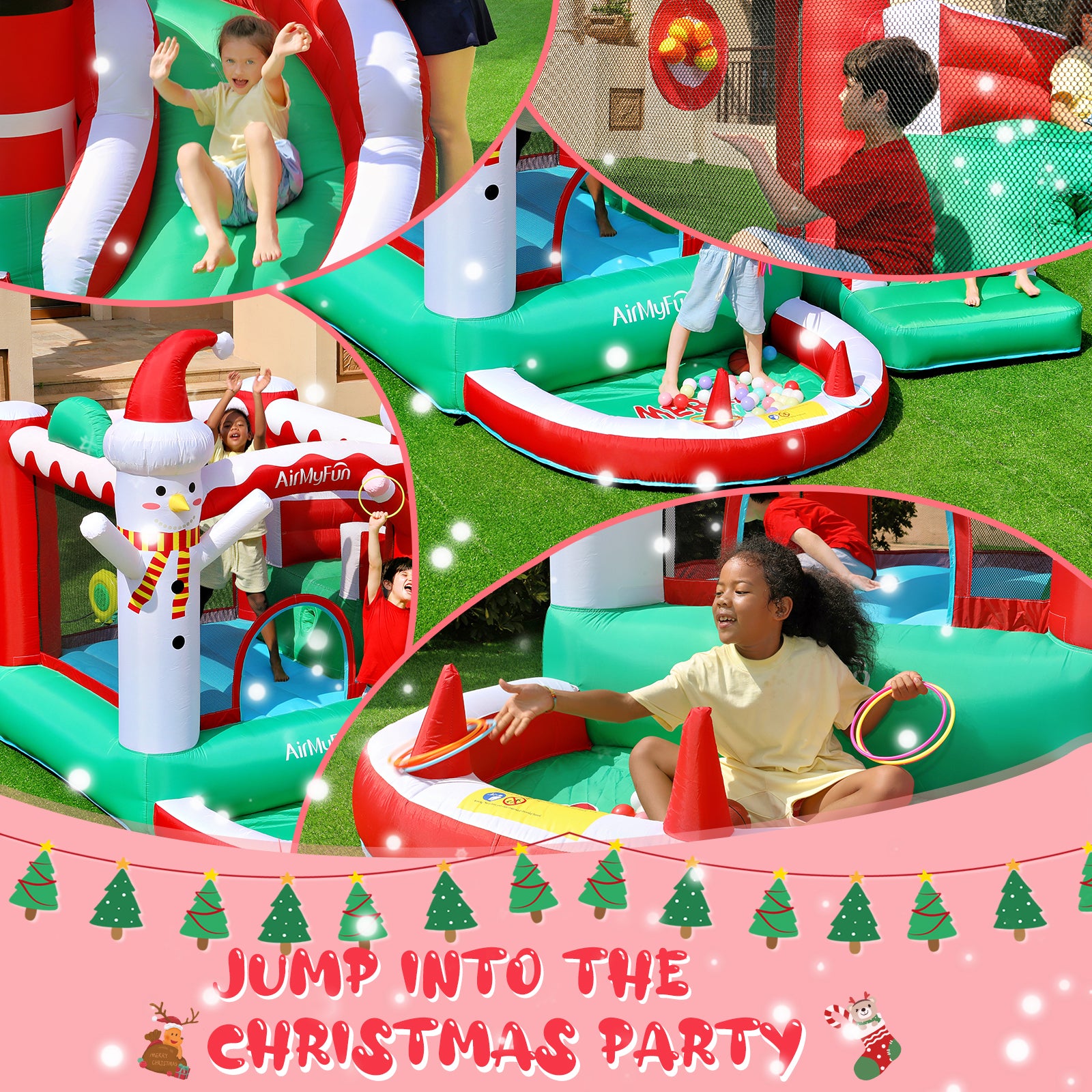 Christmas Theme Bounce House
