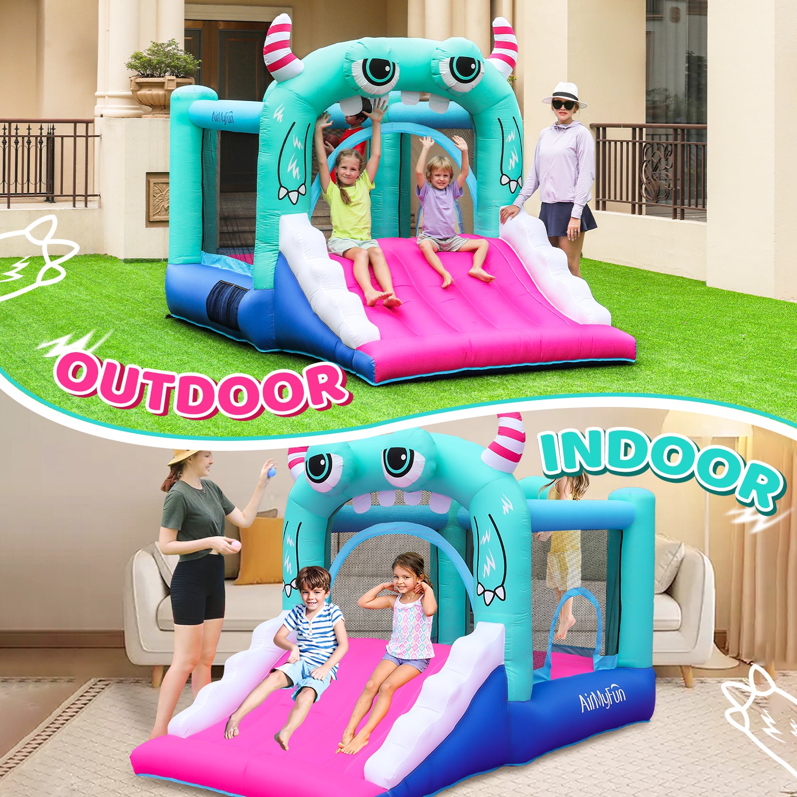 Little Monsters Theme Bouncer