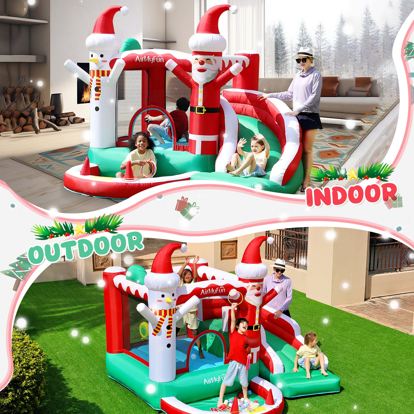 Christmas Theme Bounce House