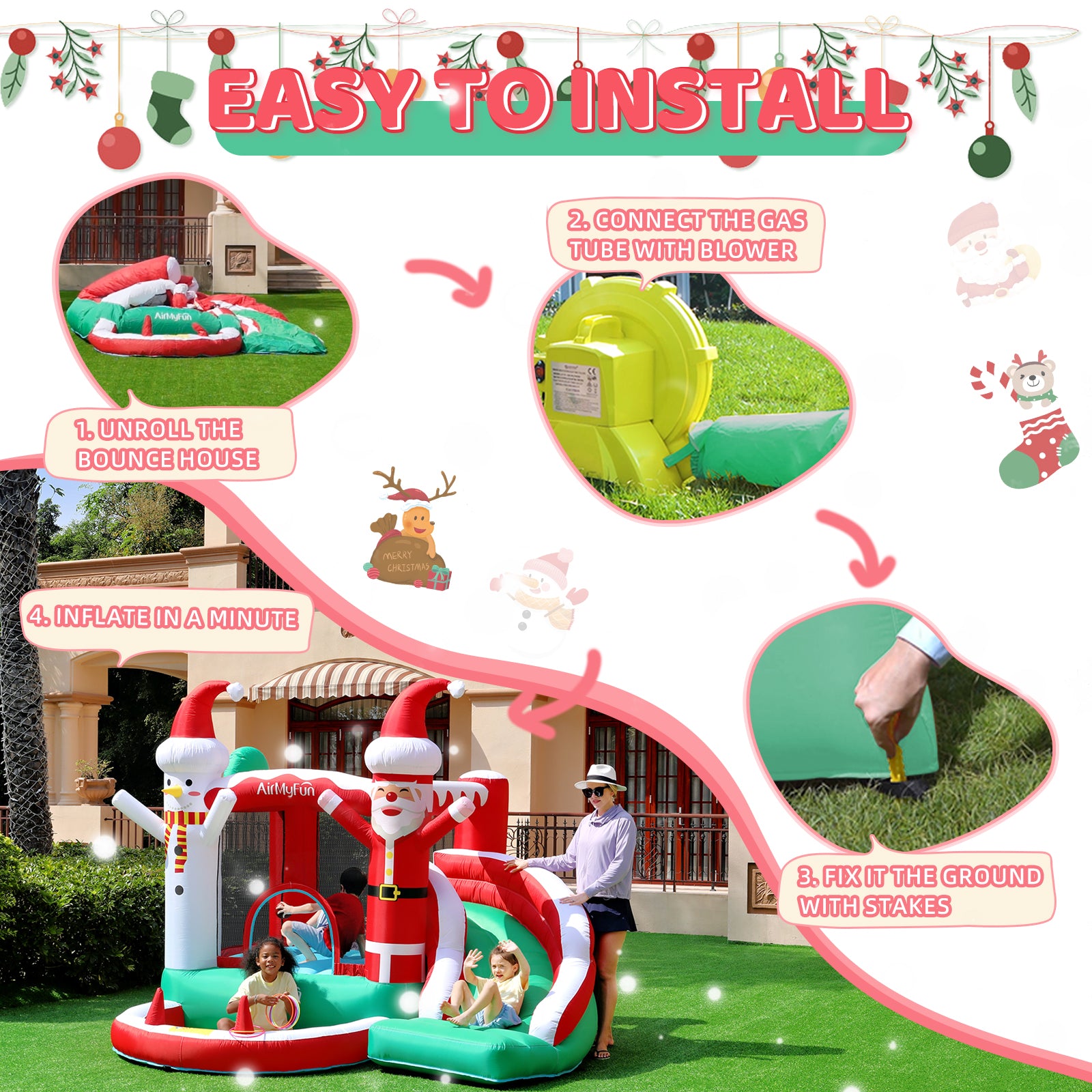 Christmas Theme Bounce House