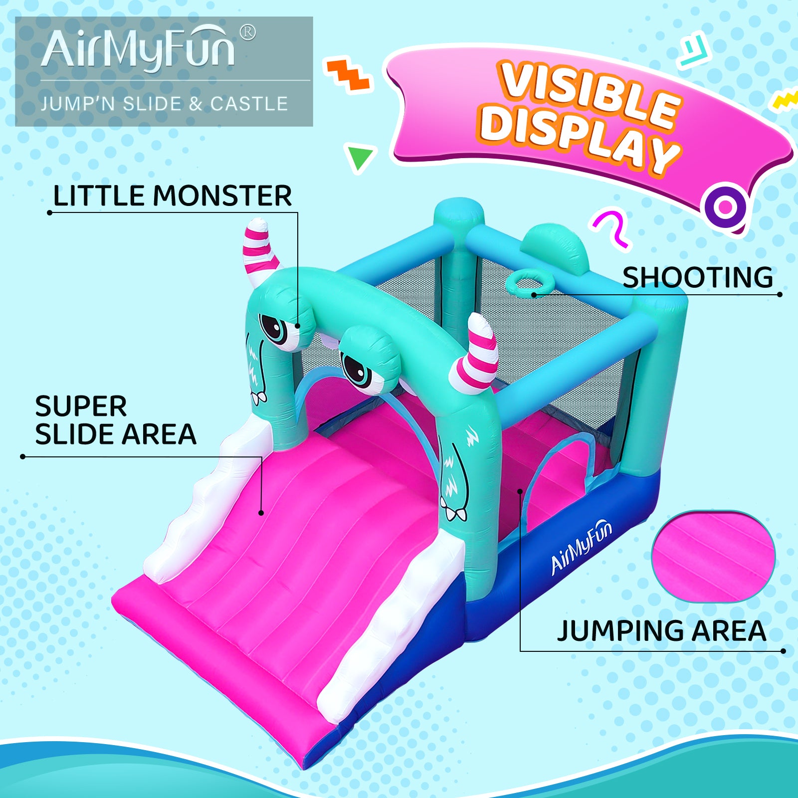 Little Monsters Theme Bouncer