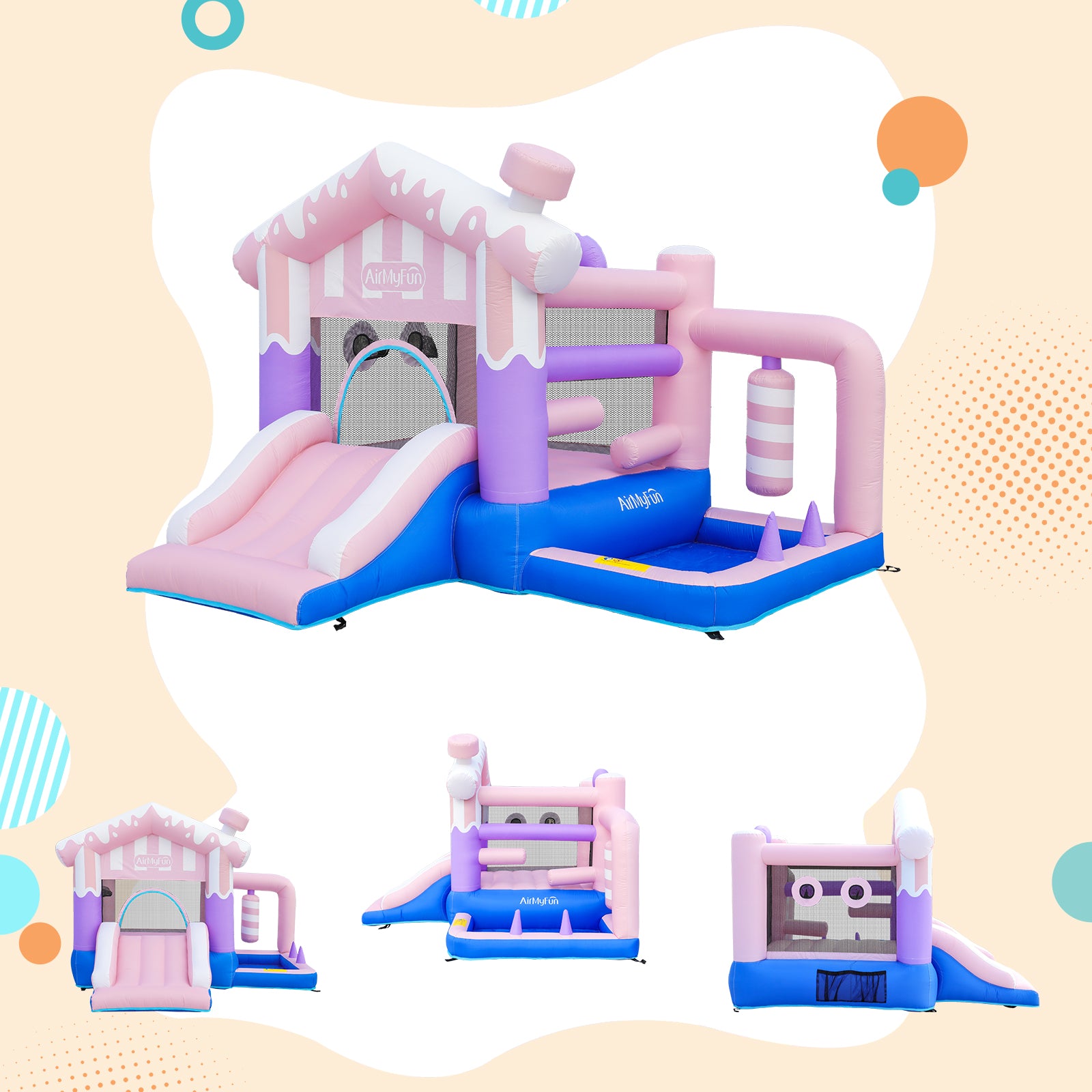 Pink Theme Bounce House