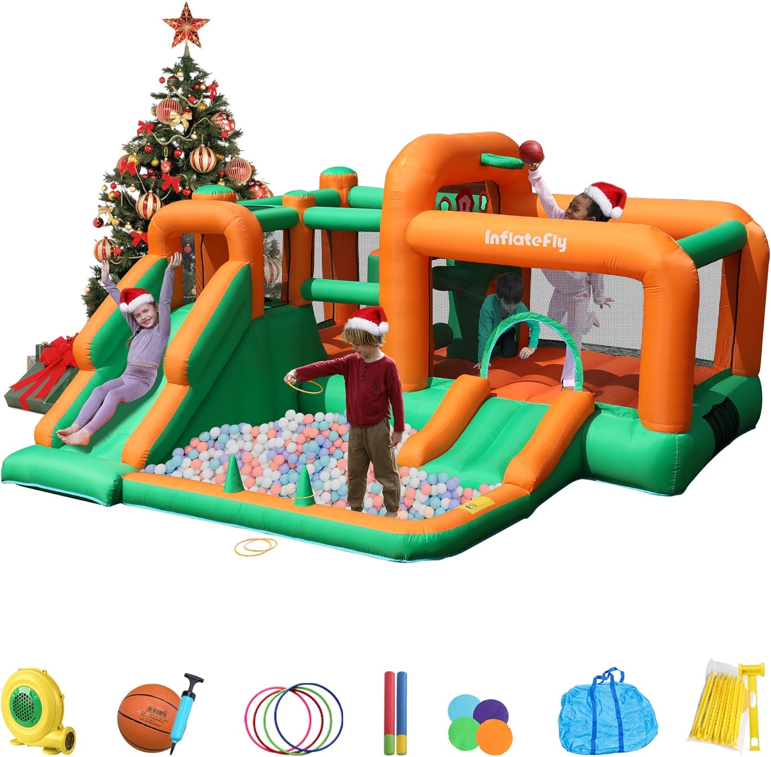 InflateFly Multi-play Bounce House