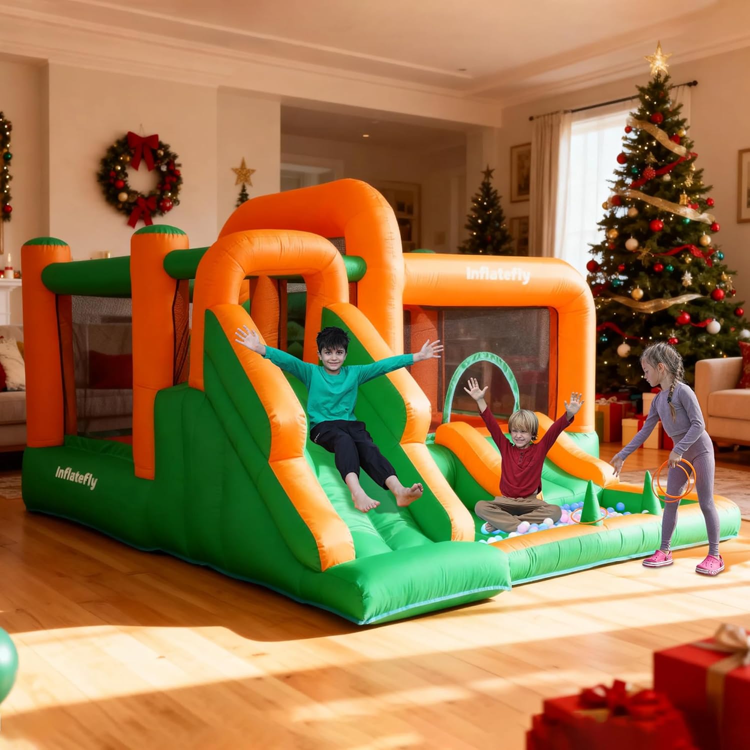 InflateFly Multi-play Bounce House