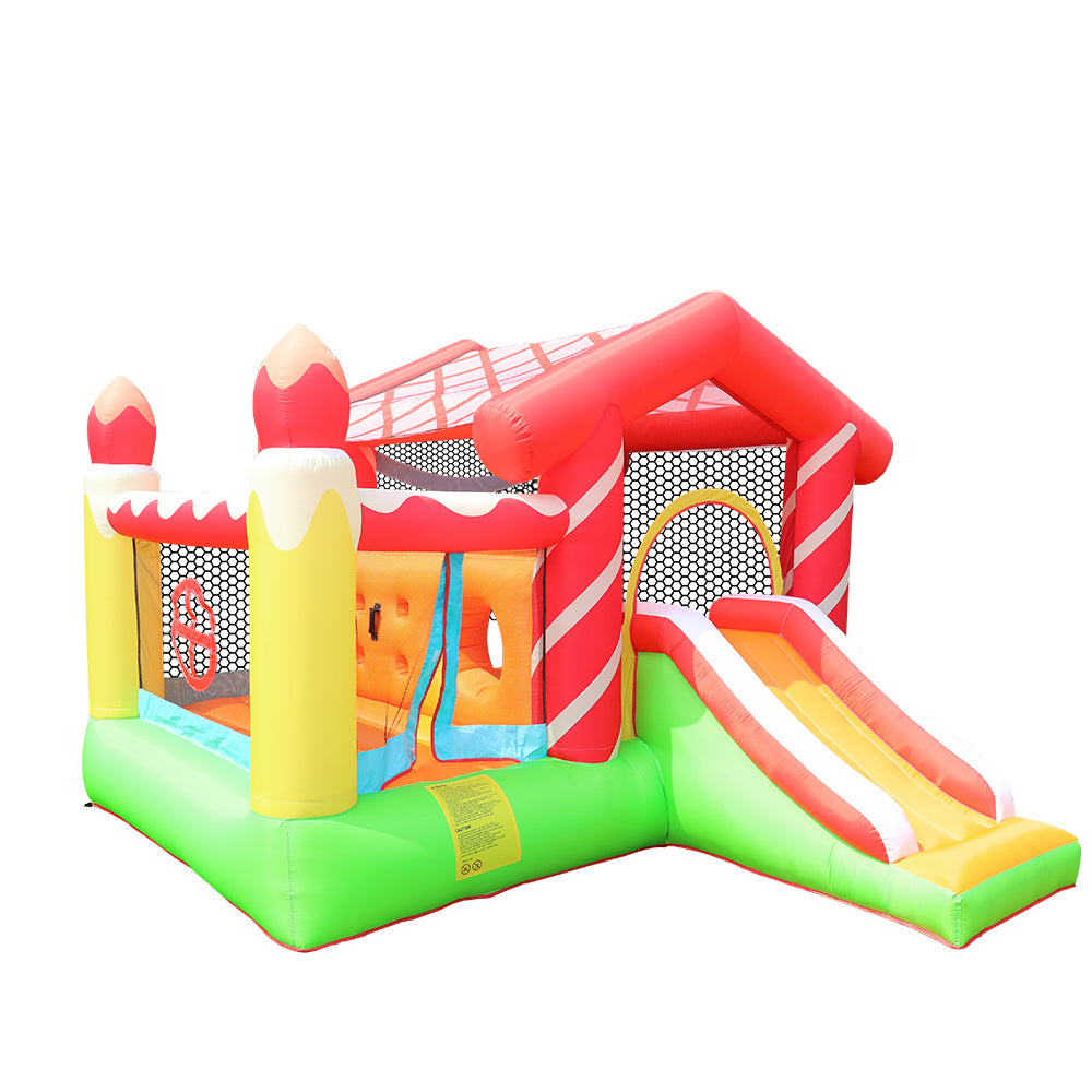 🎂Backyard Bounce Castle for 3 Kids | Oxford Cloth Construction with Triple-Layer Stitching | Supports Up to 250lbs for Birthday Parties