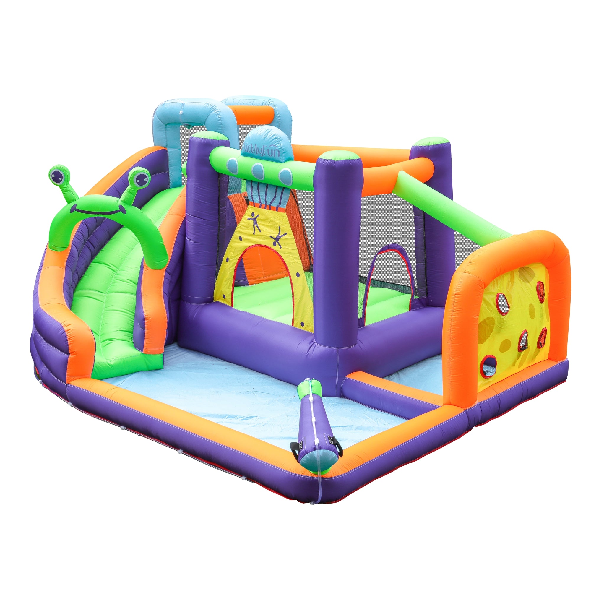 Alien Theme Water Slide Inflatable bounce house for kids