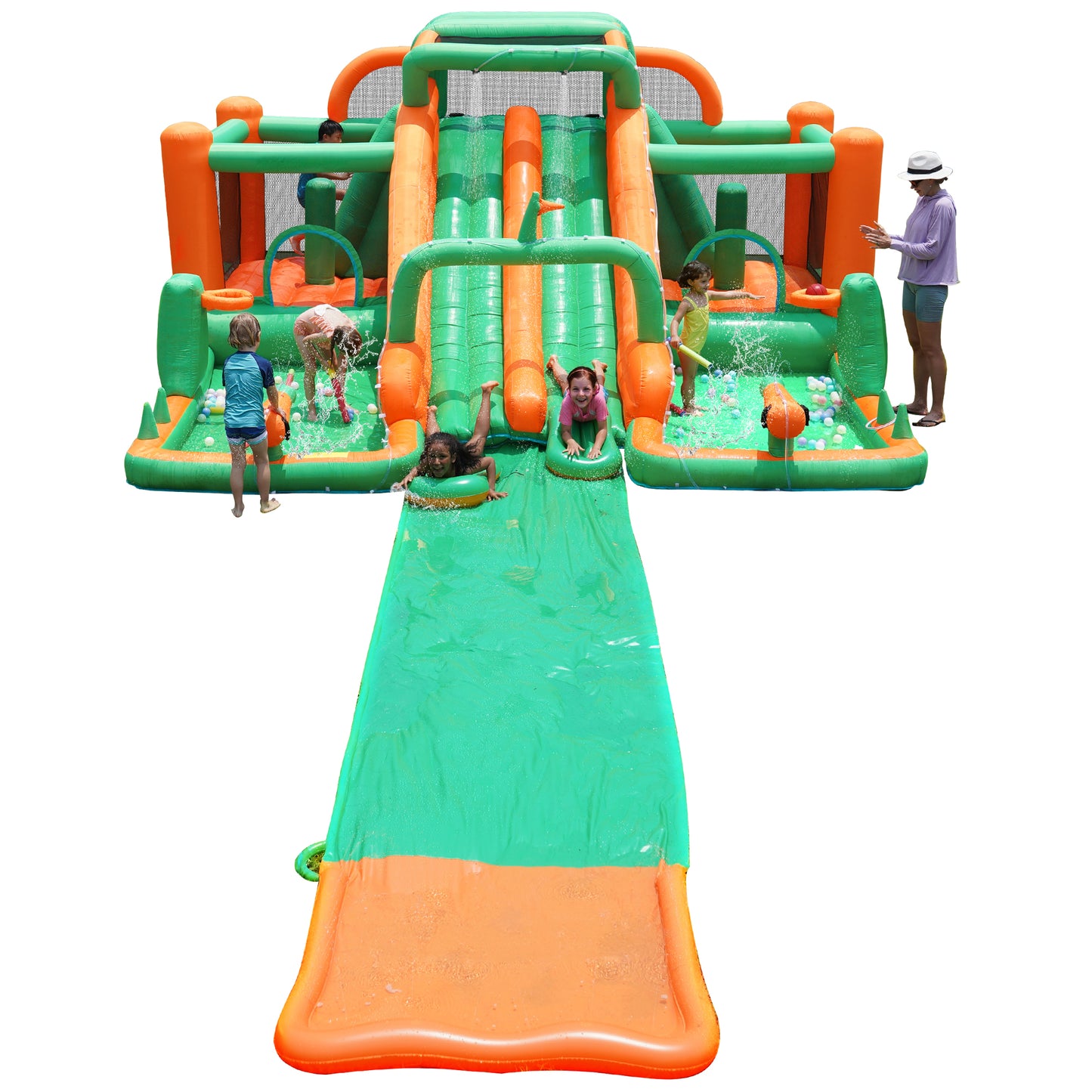 InflateFly Waterslide Water Park