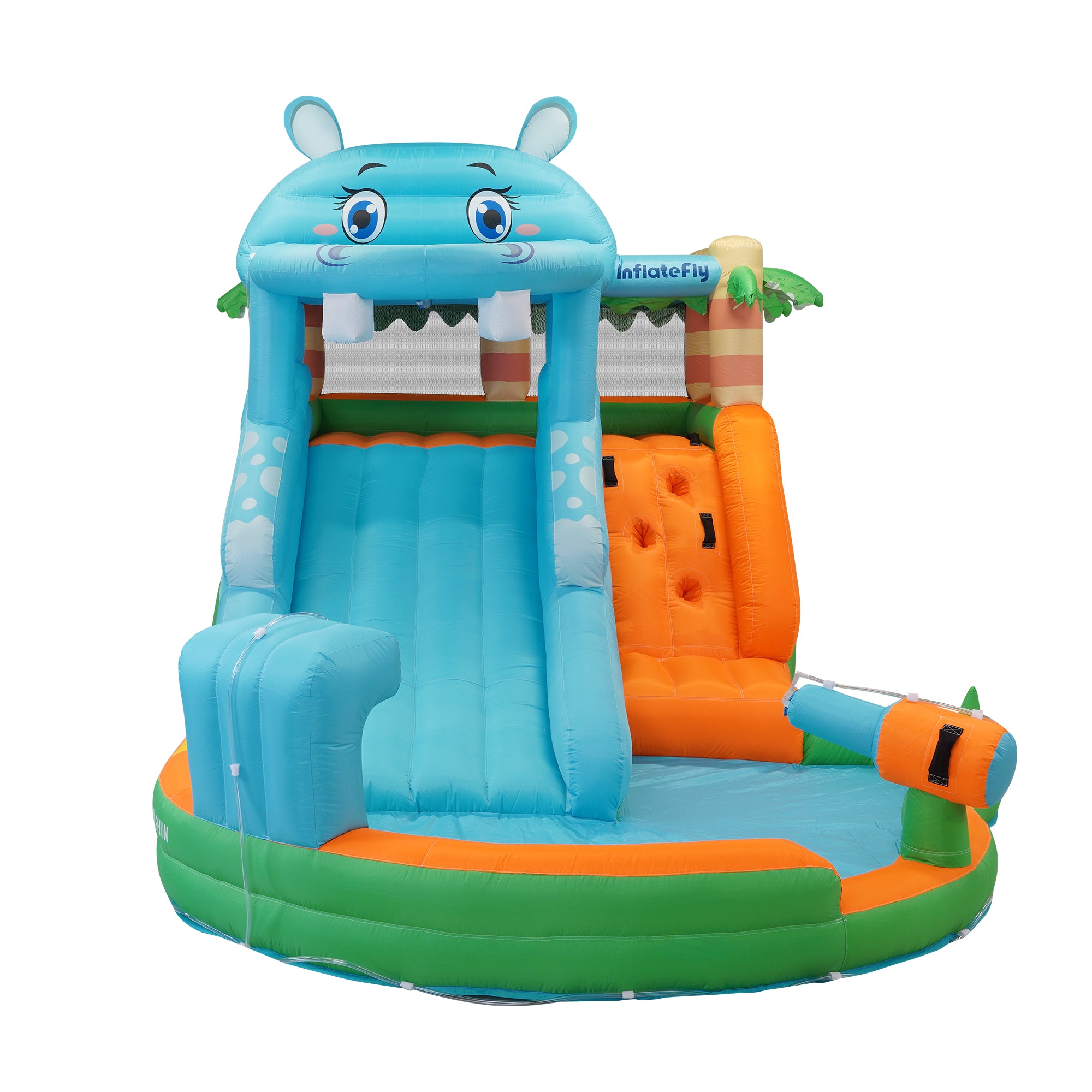 Hippo Slide Bounce House