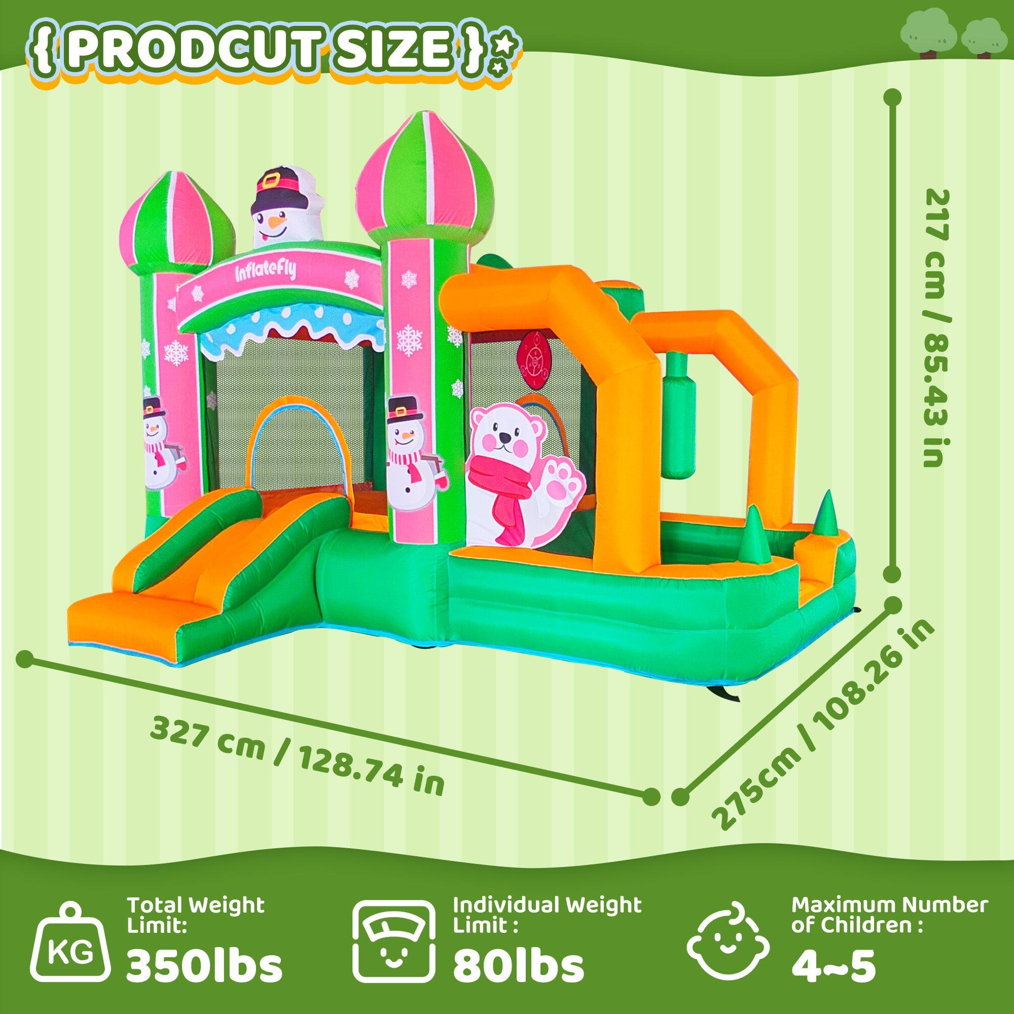 InflateFly Snowman Bounce House