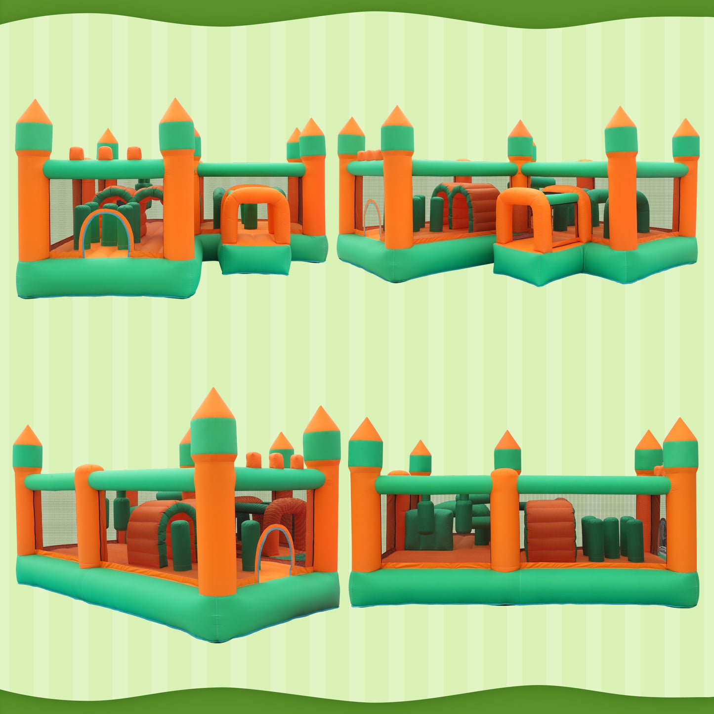 InflateFly Obstacle Bouncy Castle