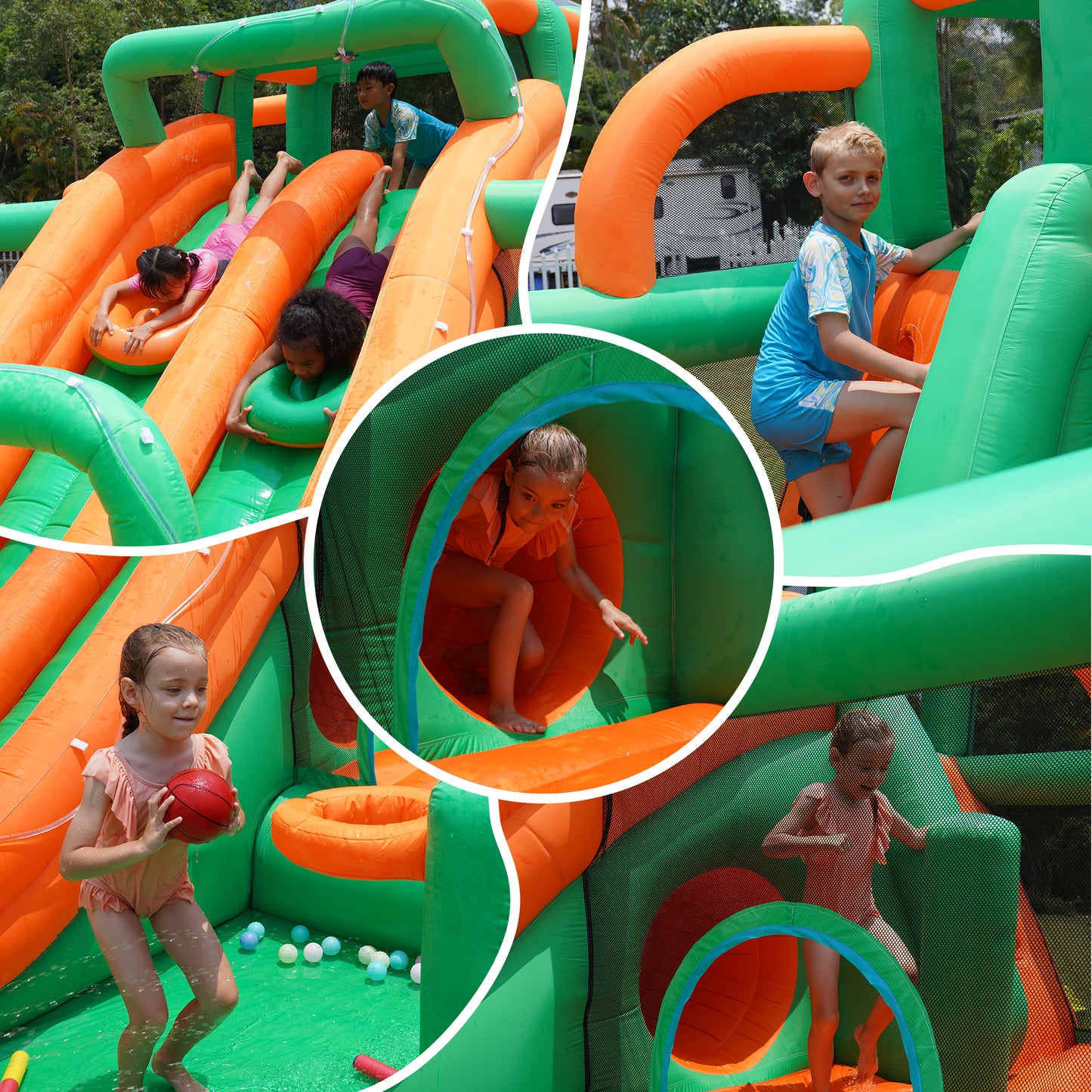 InflateFly Waterslide Water Park