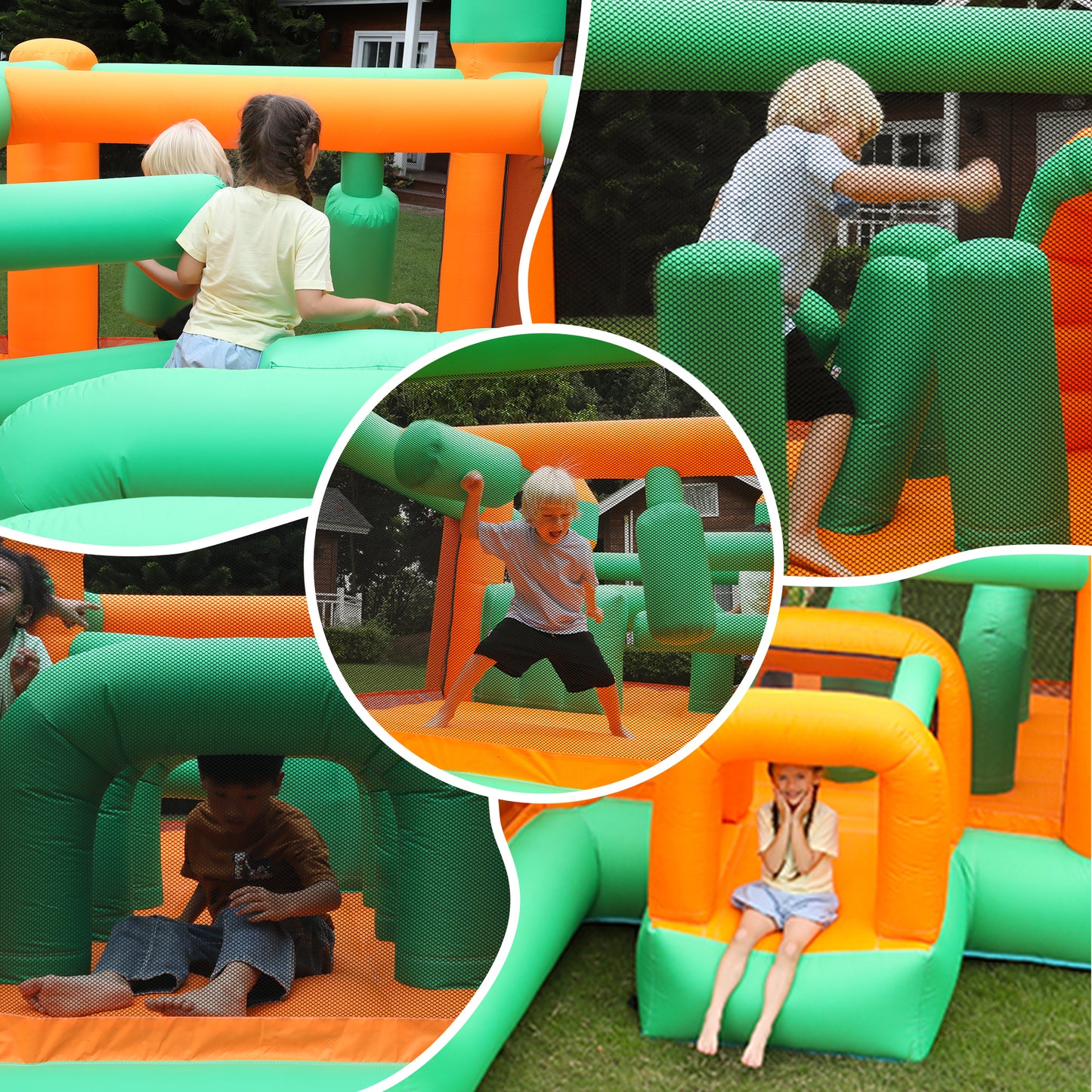 InflateFly Obstacle Bouncy Castle