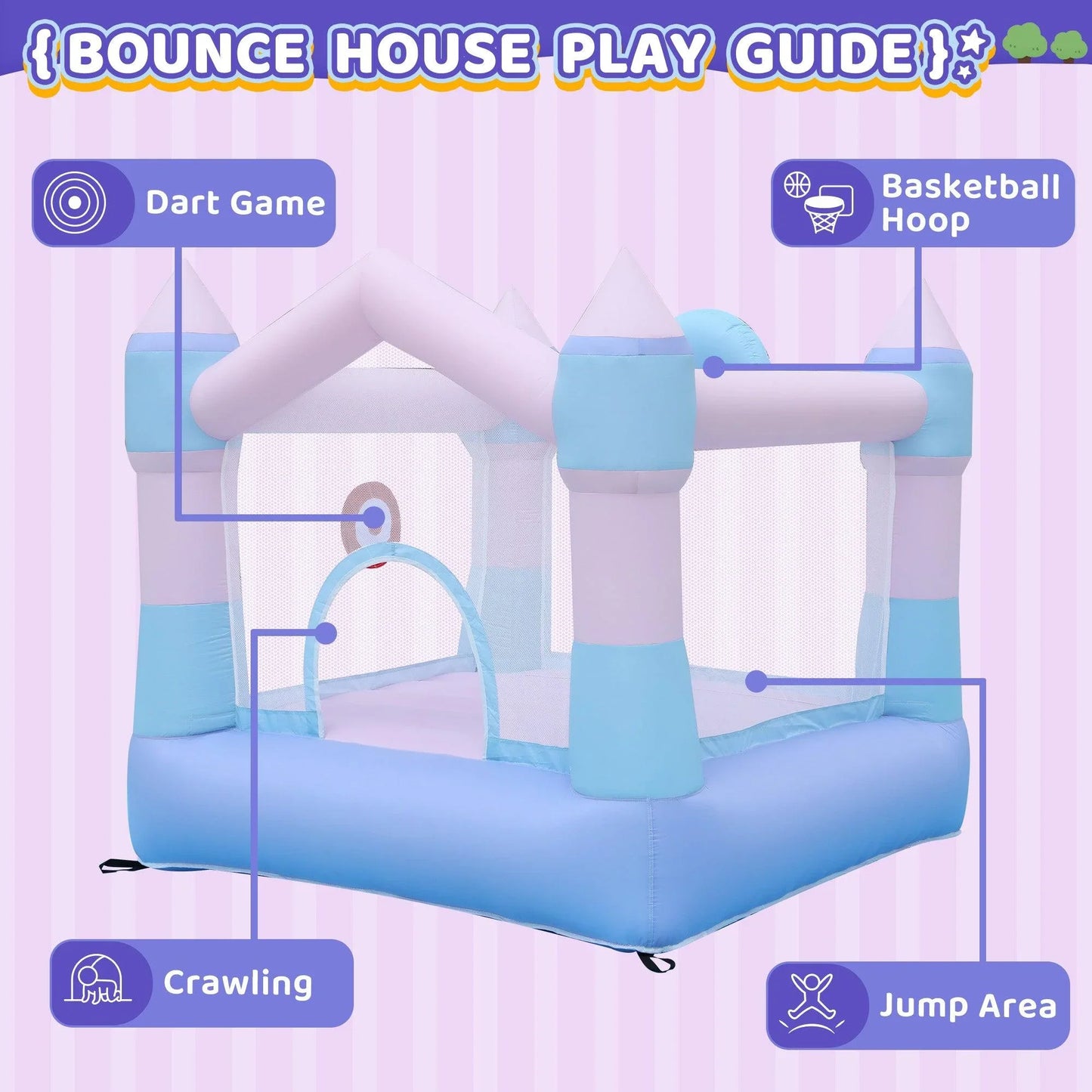 INFLATEFLY Dreamy Bounce House Ⅰ