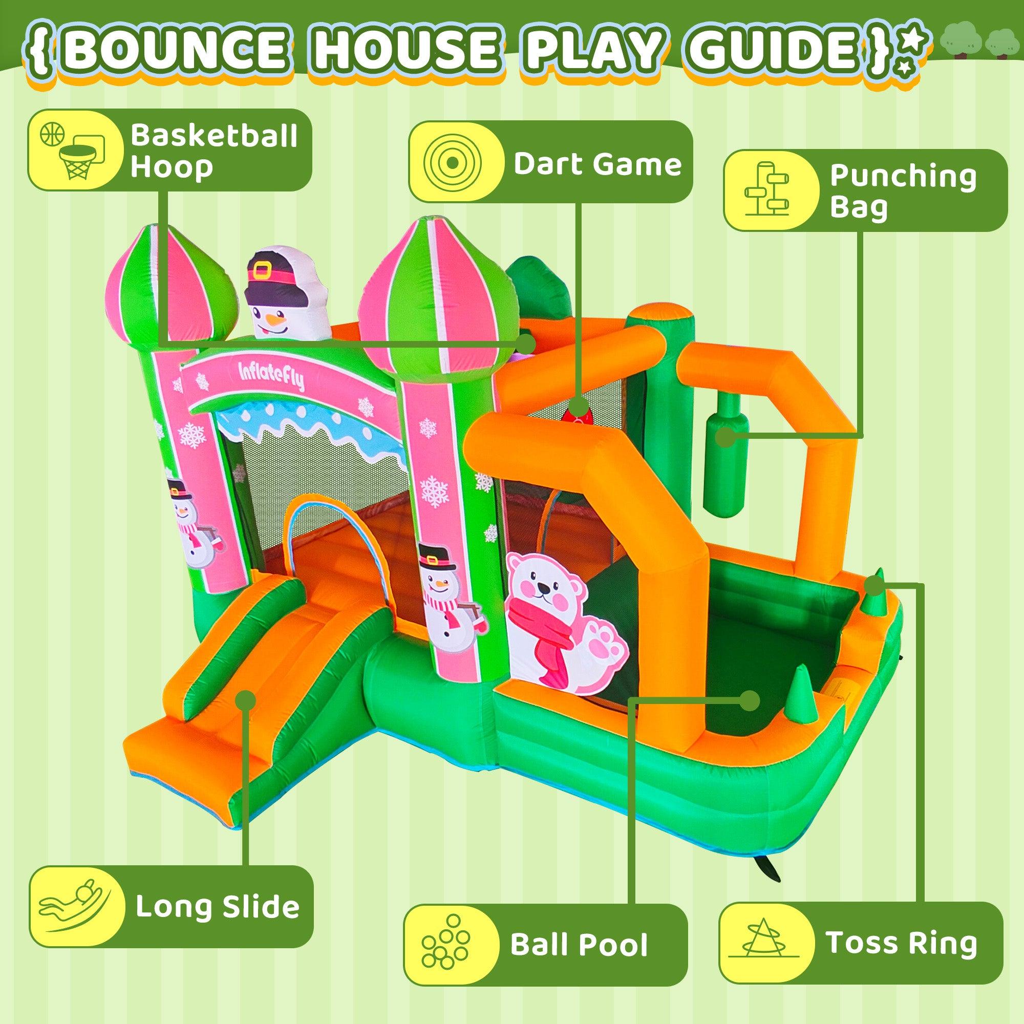 InflateFly Snowman Bounce House