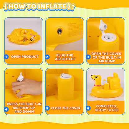 Puppy Inflatable Baby Seat