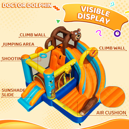 Honey Bear Theme 3-in-1 Bounce House