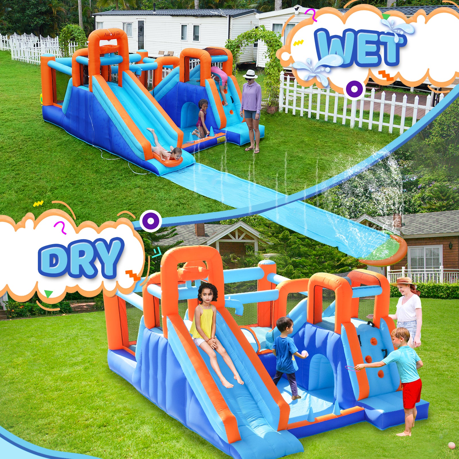 10-in-1 Water Slide