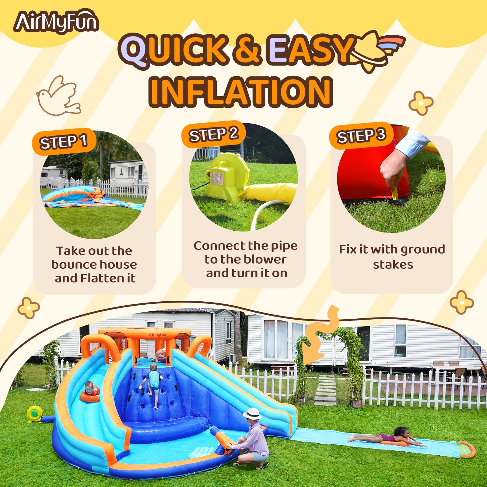 Water park theme Bounce House