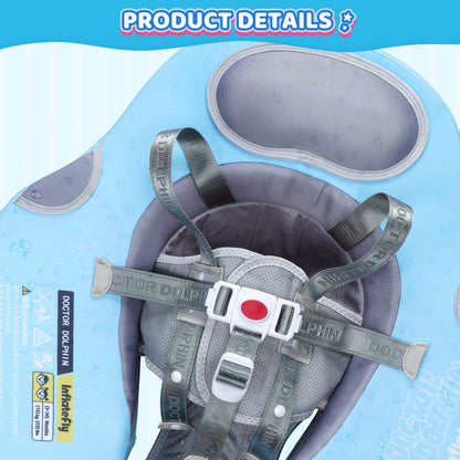 Blue UV Sunshade Baby Swim Float