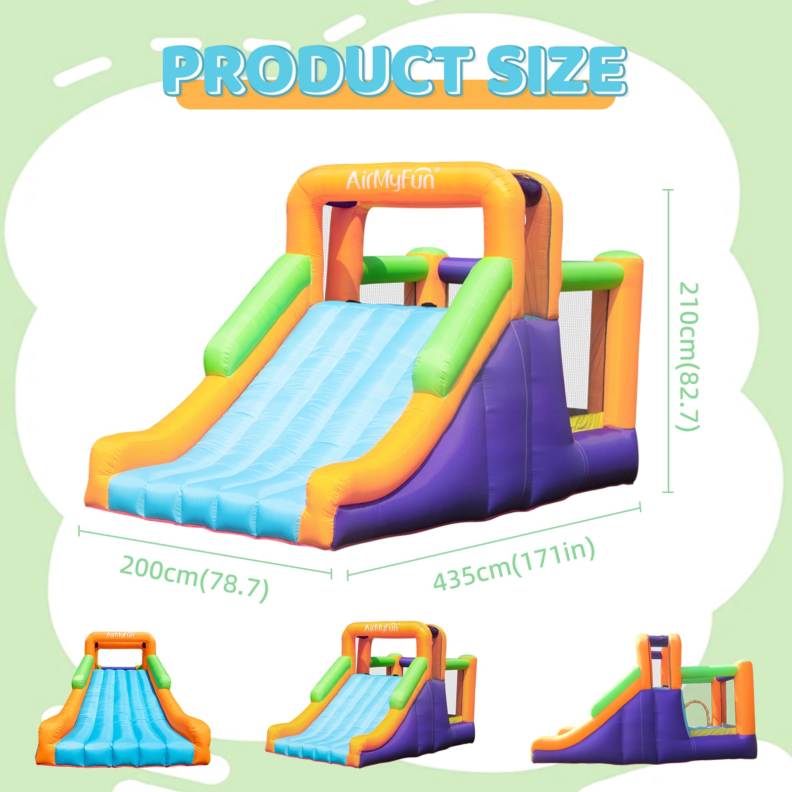 Wide Slide Bounce House