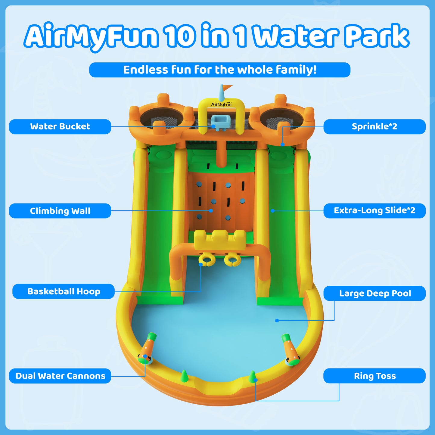10 in 1 Multifunctional Water Park