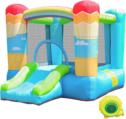Hot Air Balloon Bounce House with Slide