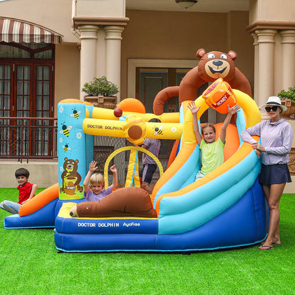 Honey Bear Theme 3-in-1 Bounce House