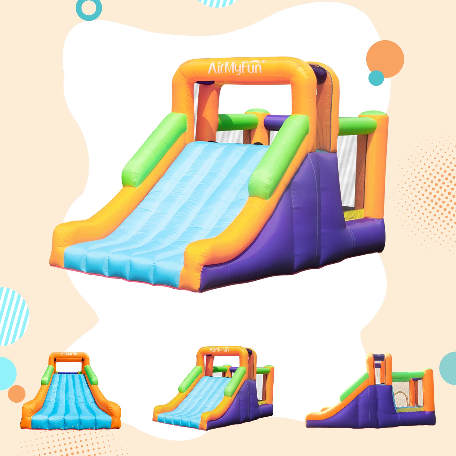 Wide Slide Bounce House