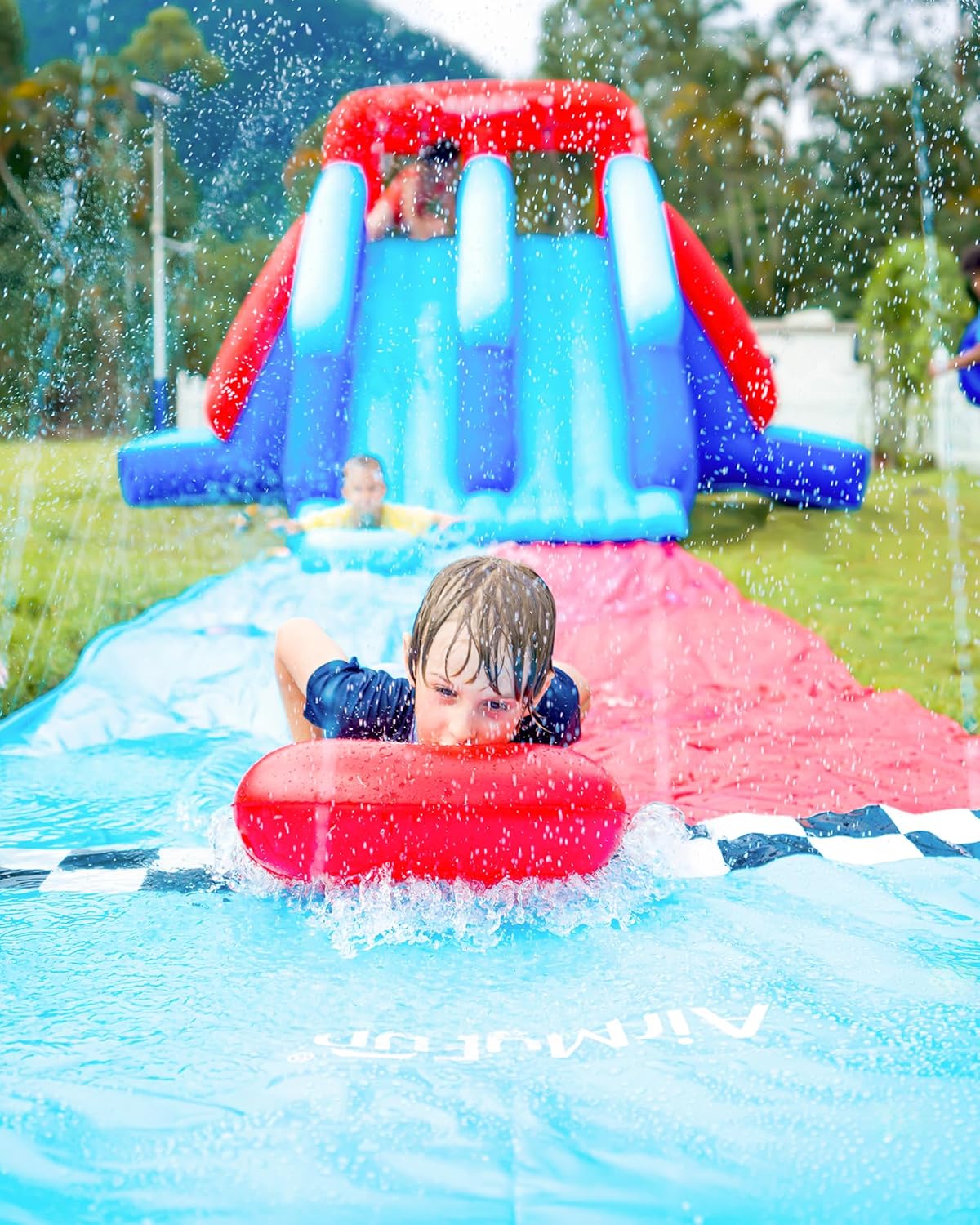 Double Slide Theme Water Slide