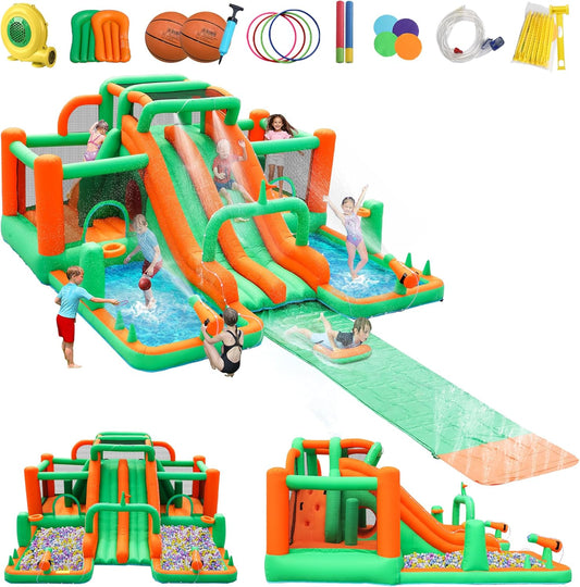 InflateFly Waterslide Water Park