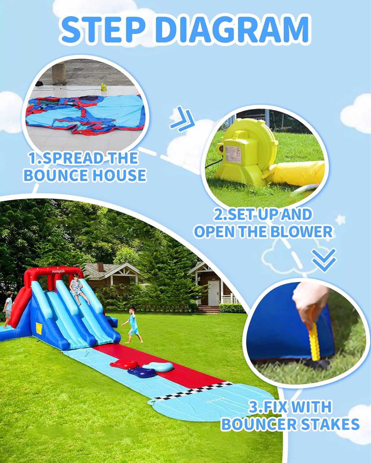 Double Slide Theme Water Slide