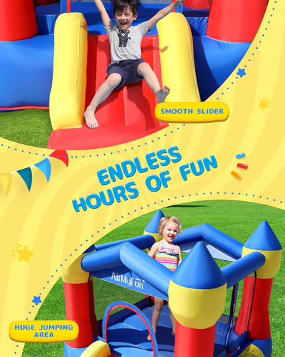 Red-blue Toddler Bounce House