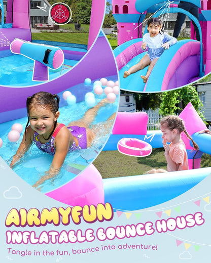 Pink Splash Water Slide