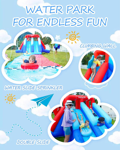 Double Slide Theme Water Slide