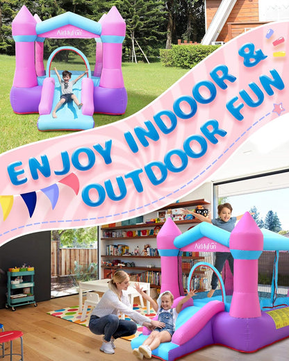 Pink Toddler Bounce House