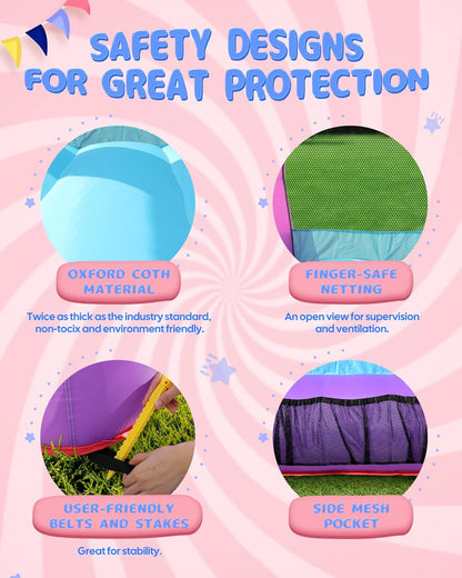 Pink Toddler Bounce House