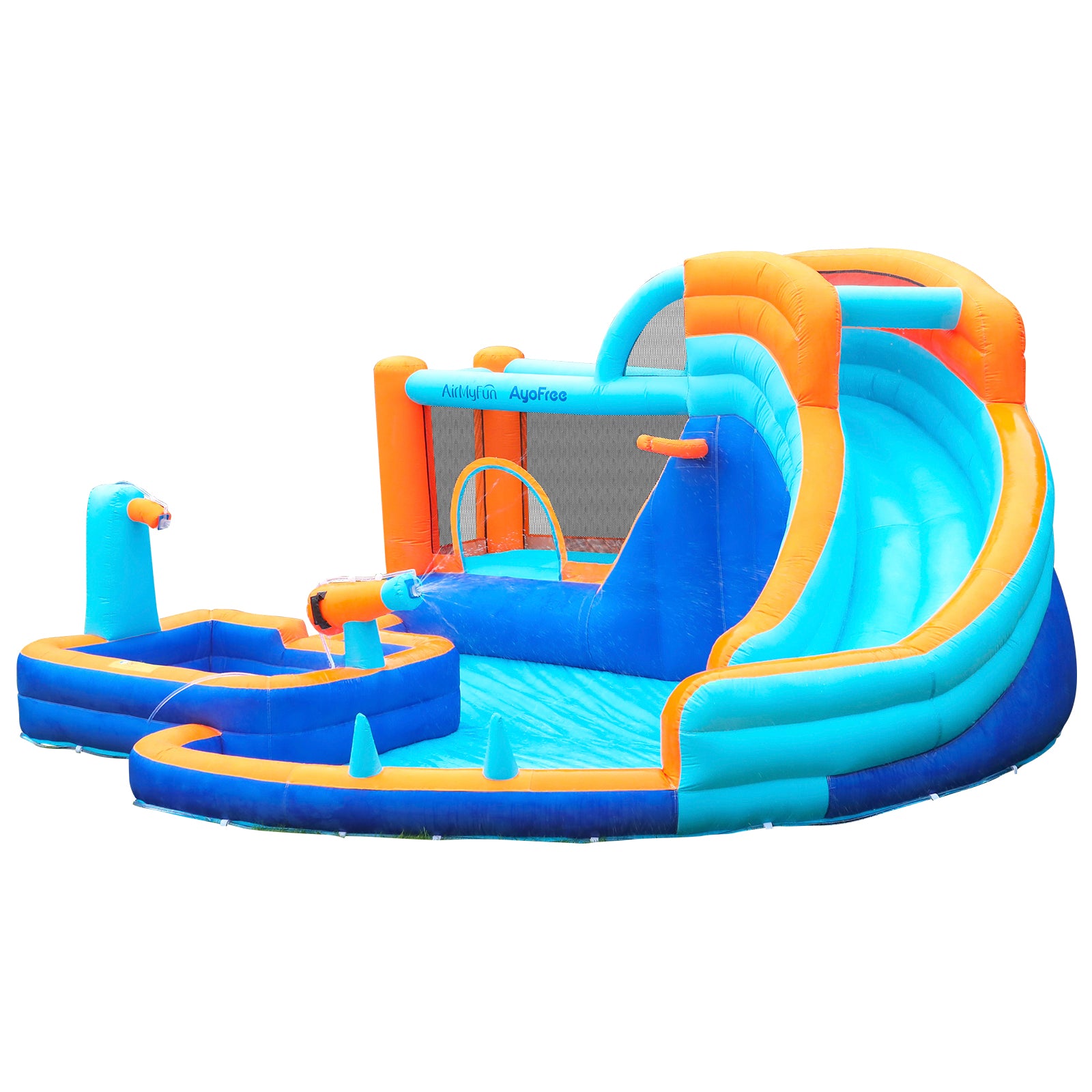 Large Pool Pit Water Slide