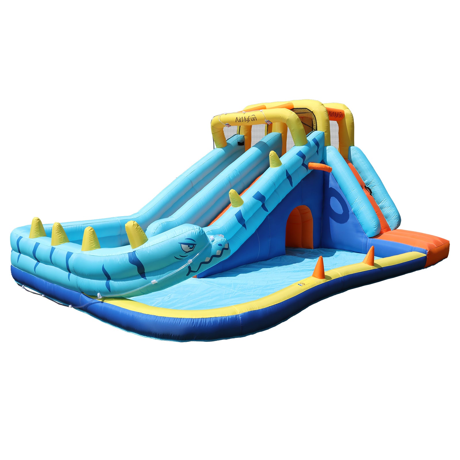 Water-Spraying Snake Theme Water Slide