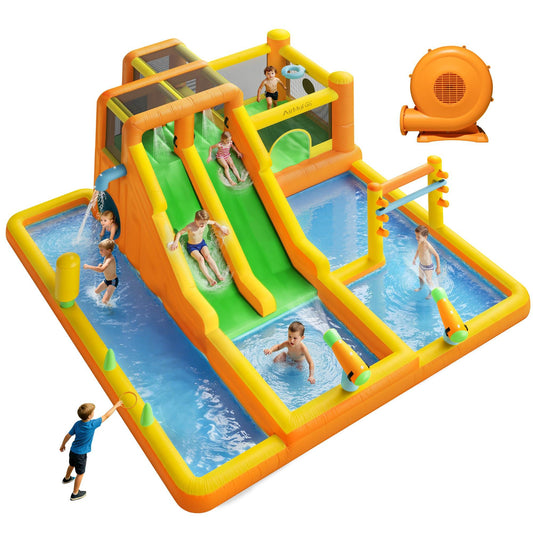13 in 1 Water Bounce House with Double Slides